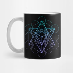 Metatron's Cube Merkaba Sacred Geometry Mug